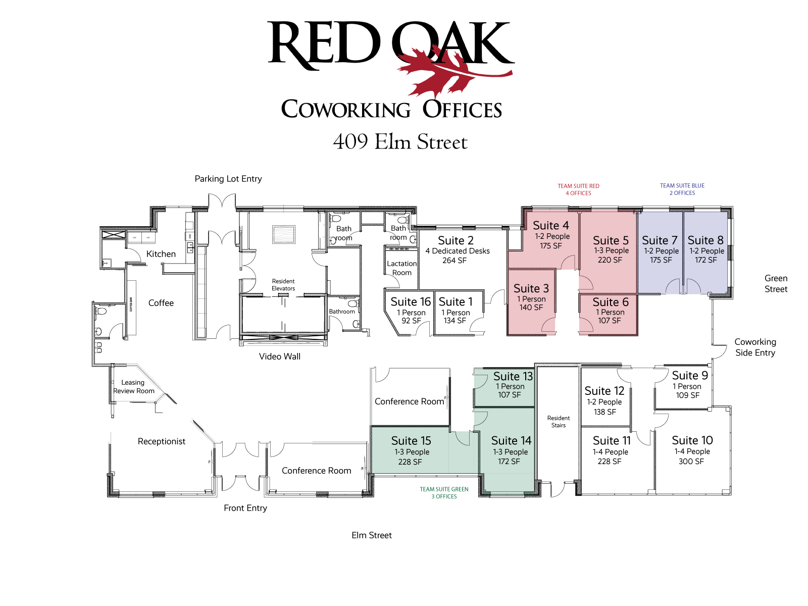 Red Oak Office Suites at 409 Elm Street